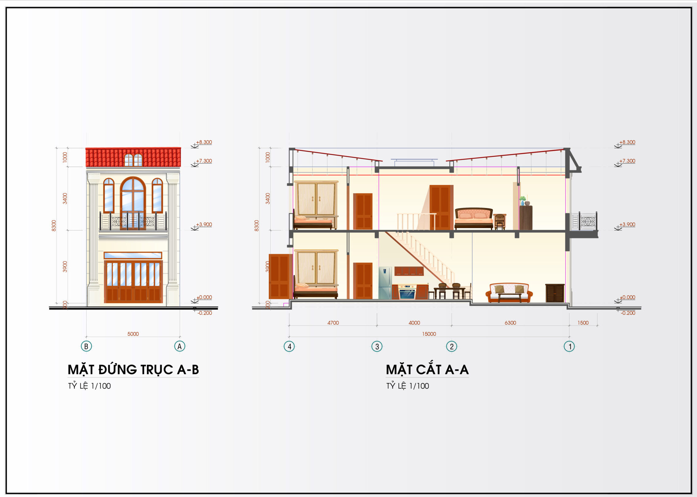 THIẾT KẾ KHU NHÀ Ở SÀI GÒN LAND 2 - 4 THIẾT KẾ KHU NHÀ Ở SÀI GÒN LAND 2 - 4